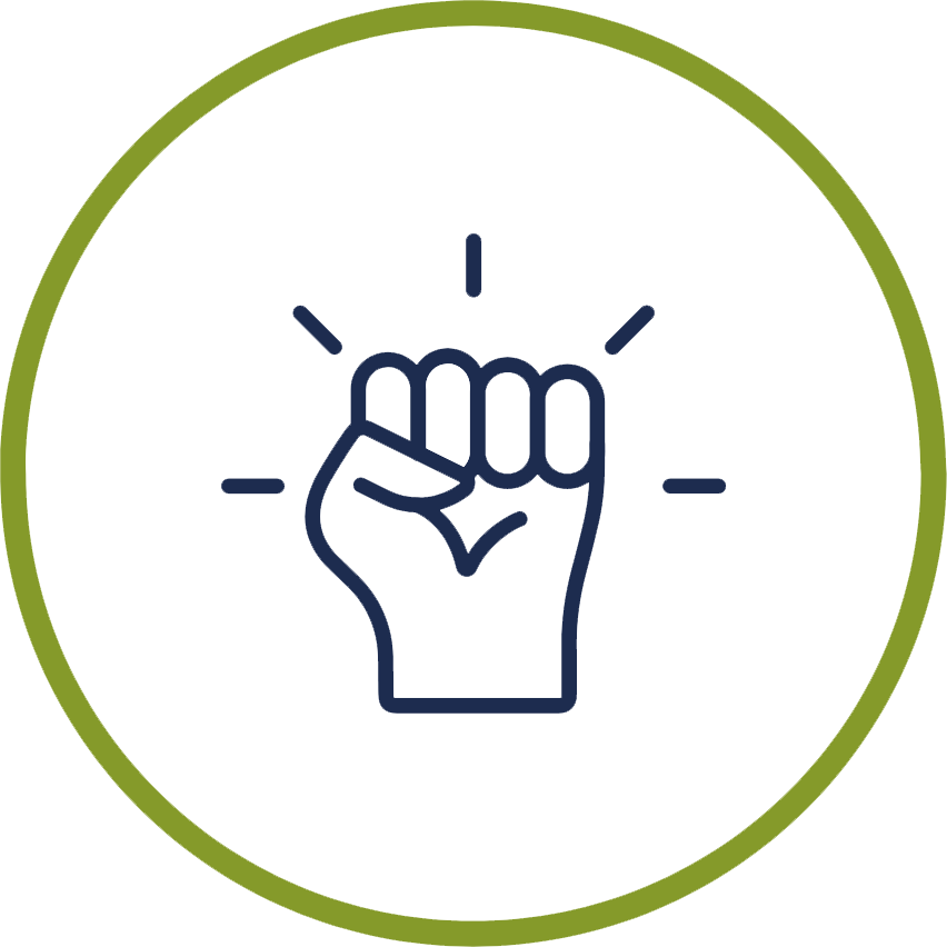 courage and responsibility icon